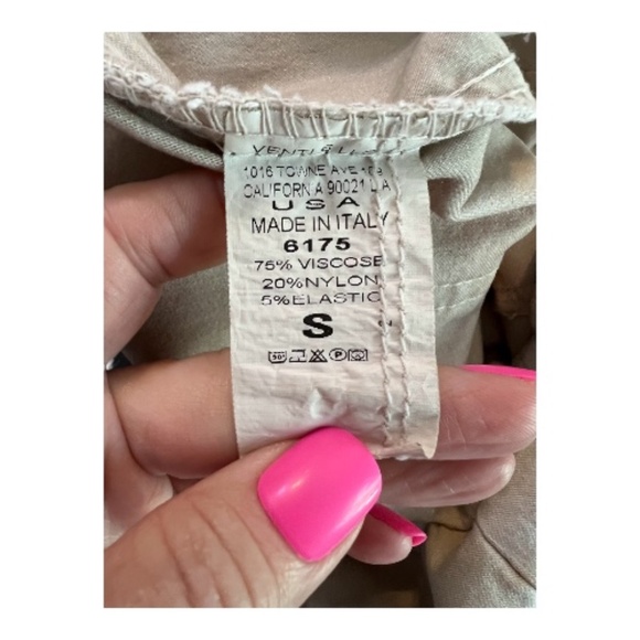 👖 EUC++ VENTI 6 Women’s Tan Crinkle Jogger Pants | Size S - Picture 6 of 6